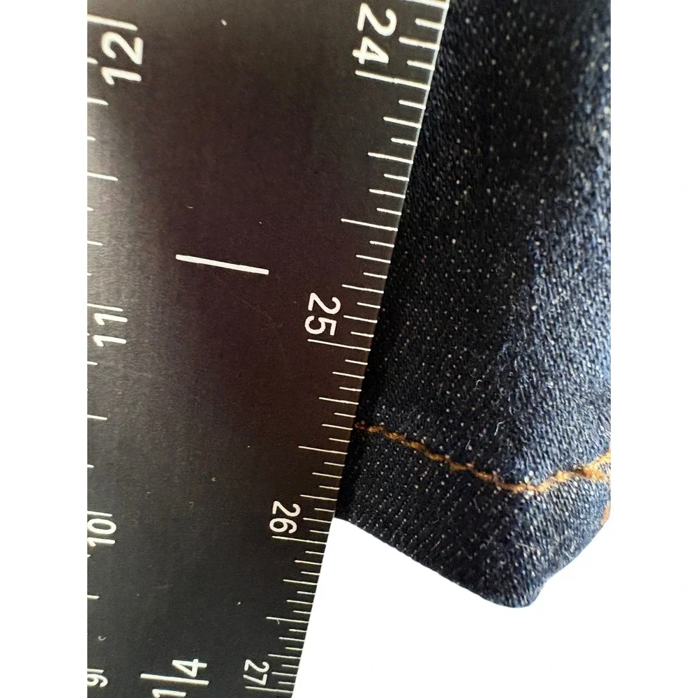 Mott & Bow Straight Jeans Mens 40x32 Blue Denim Premium Stretch Dark Wash Rugged